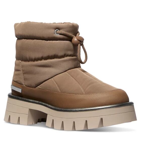 Michael Kors Shoes - Michael Kors Barton Lug-Sole Booties in Driftwood NEW Size 6